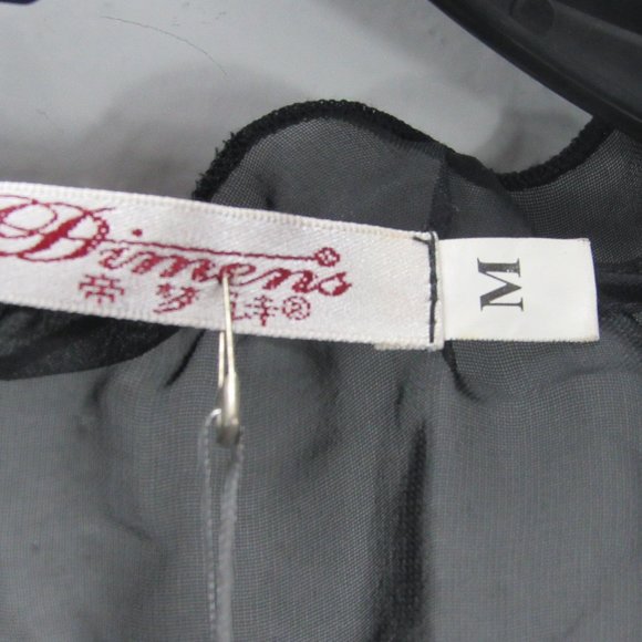 Robe and Thong Sleepwear Black - Picture 8 of 10